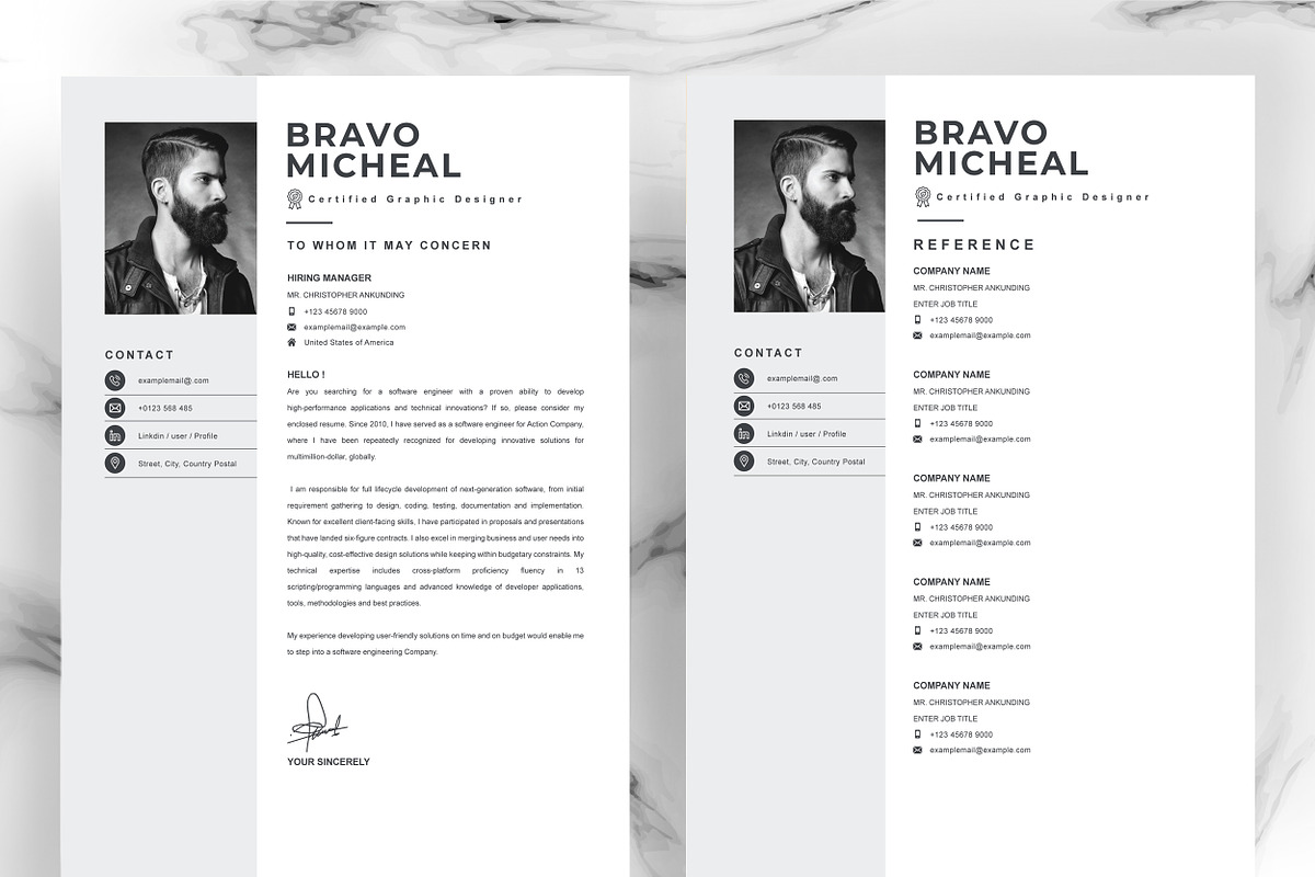JOB WINNING RESUME - 50 TEMPLATES, a Resume Template by ResumeInventor (Photo 91 of 184)