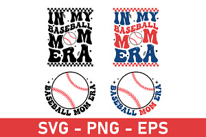 Baseball Mom Era Svg PNG, an Object Graphic by Digi_Design_World