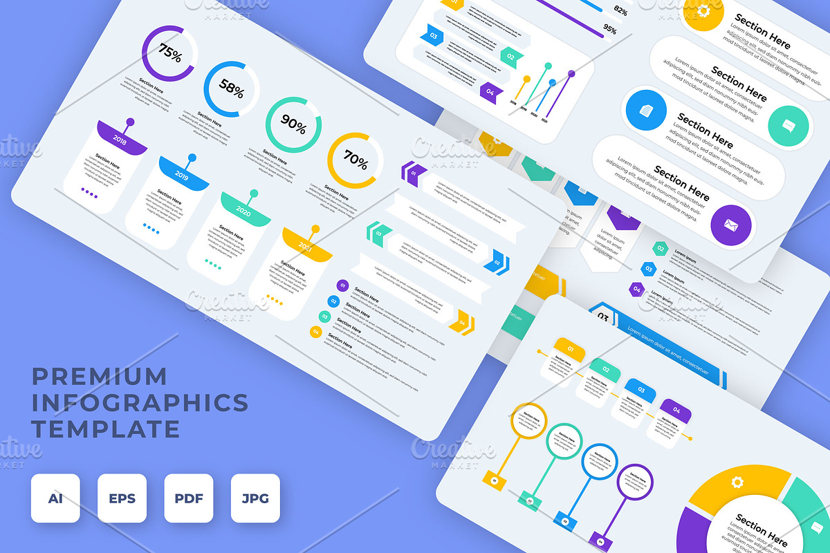 Corporate Infographics, a Design Template by Artiveko