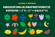 Buble Flowr - Retro Groovy Font, a Sans Serif Font by Jozoor (Thumbnail 7 of 7)