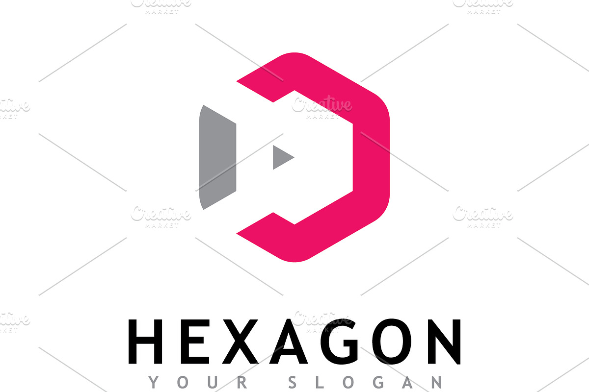 Creative Hexagon logo vector design, a Branding & Logo Template by T.Vooka