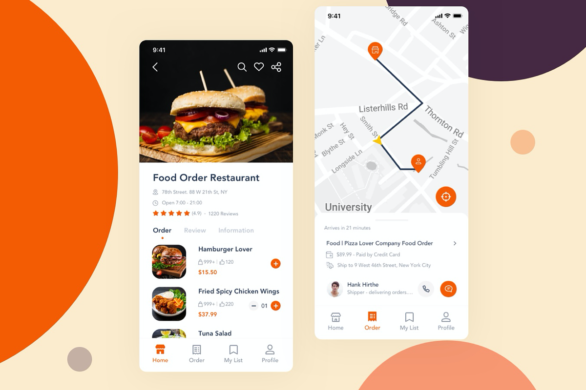 Food Delivery App Template Ui Kit, an App Template by Capi Product (Photo 3 of 6)