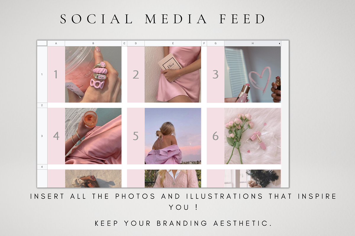Google Sheets Social Media Planner, a Templates & Theme by BRANDcontent (Photo 2 of 9)