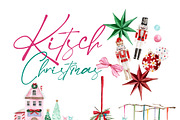 Watercolor Clipart-KITSCH Christmas, a Decorative Illustration by Beigetime (Thumbnail 7 of 15)