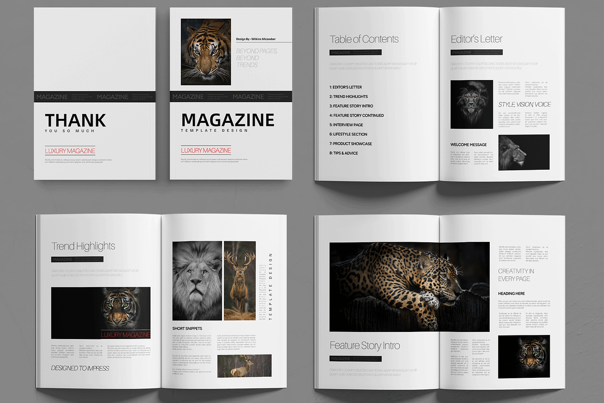 Clean Minimal Magazine Editorial, a Magazine Template by MightyDesign (Photo 2 of 6)