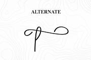 Outline | Script Font, a Handwritten Font by Scratchones (Thumbnail 8 of 9)