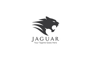 Minimalist Modern Jaguar Head Logo, a Branding & Logo Template by YUDesignStore