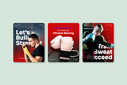 Boxing Social Media Kit Template, a Social Media Template by SecondBrain Store (Thumbnail 2 of 10)