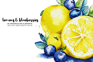 Lemons And Blueberries