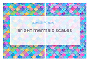 Bright Mermaid Watercolor Scale, a Pattern Graphic by MyNatureGraphics (Thumbnail 1 of 4)