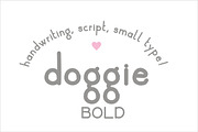 Doggie Bold Font, a Script Font by Fonts & Printables (Thumbnail 1 of 3)