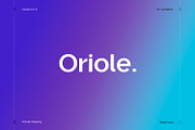 Oriole Display Typeface, a Sans Serif Font by Foxtype (Thumbnail 1 of 6)