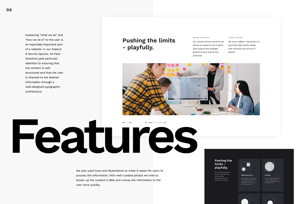 SALE -Werk UI Kit 110 modern layouts, an UI Kit Template by Ghostpixel (Photo 6 of 13)