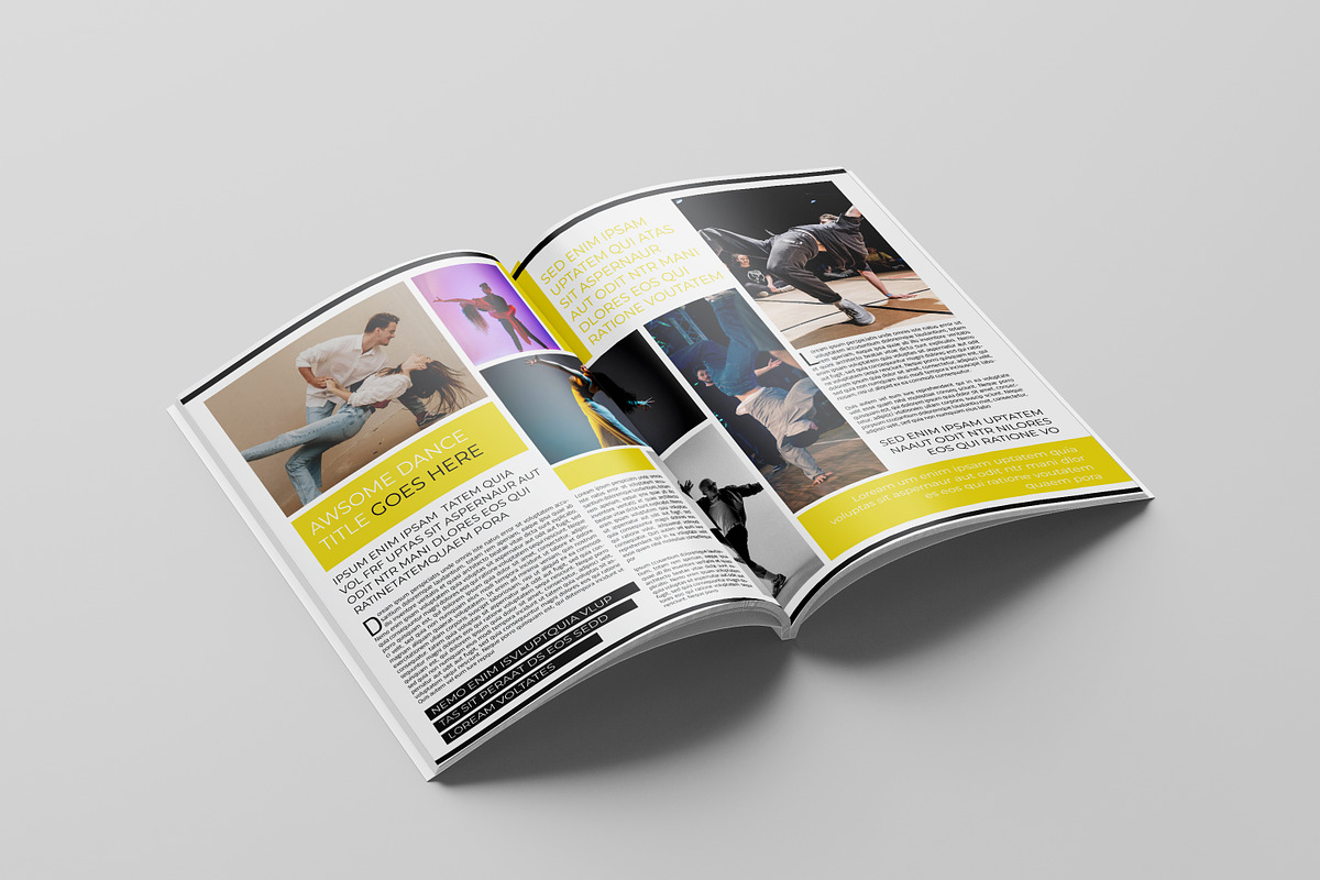 Multipurpose Magazine Template, a Magazine Template by retrographix (Photo 11 of 22)