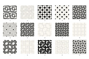 Square. Seamless Patterns Bundle, a Pattern Graphic by Curly_Pat (Thumbnail 4 of 8)