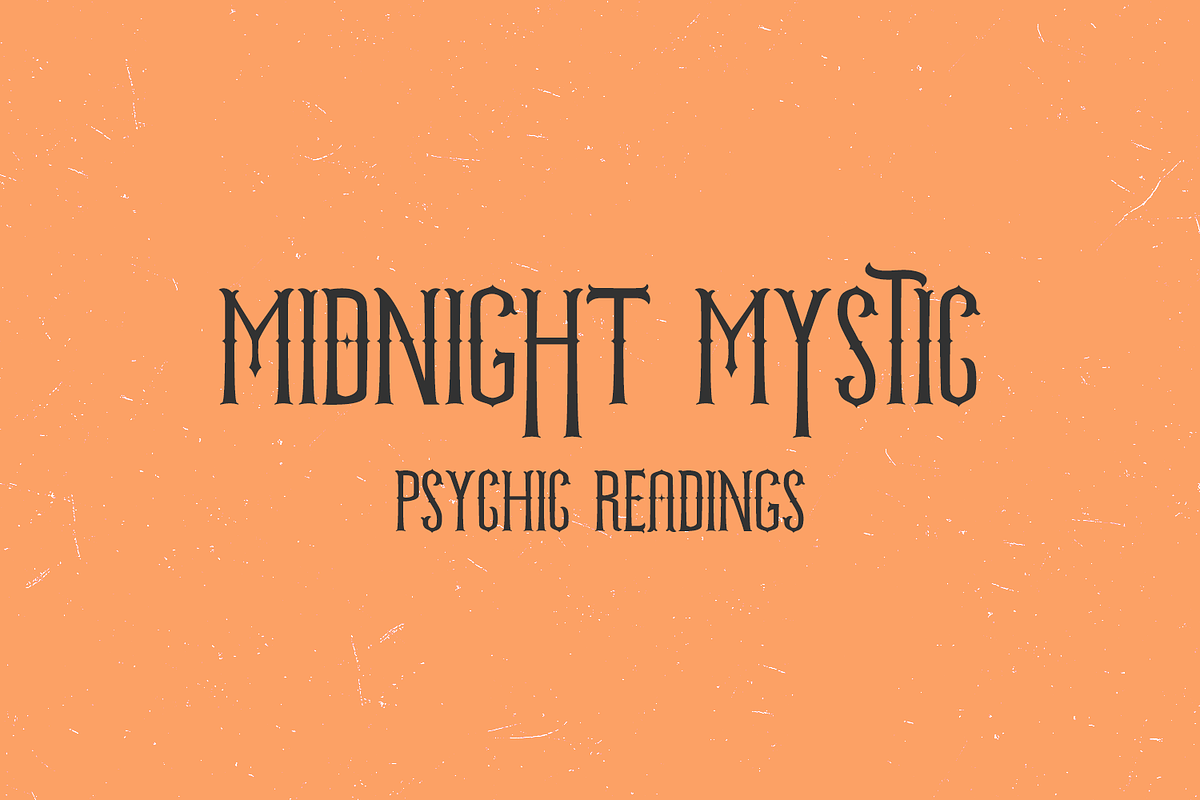 Witchborne Serif - A Tarot Card Font, a Serif Font by Beck McCormick (Photo 9 of 10)