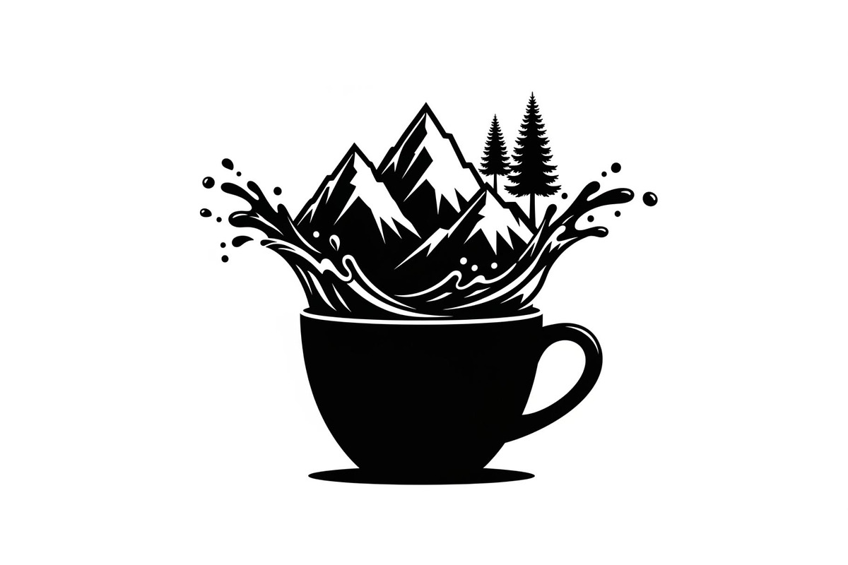 Mountain Coffee Cup Design Bundle, an Illustration by yasushie (Photo 28 of 31)