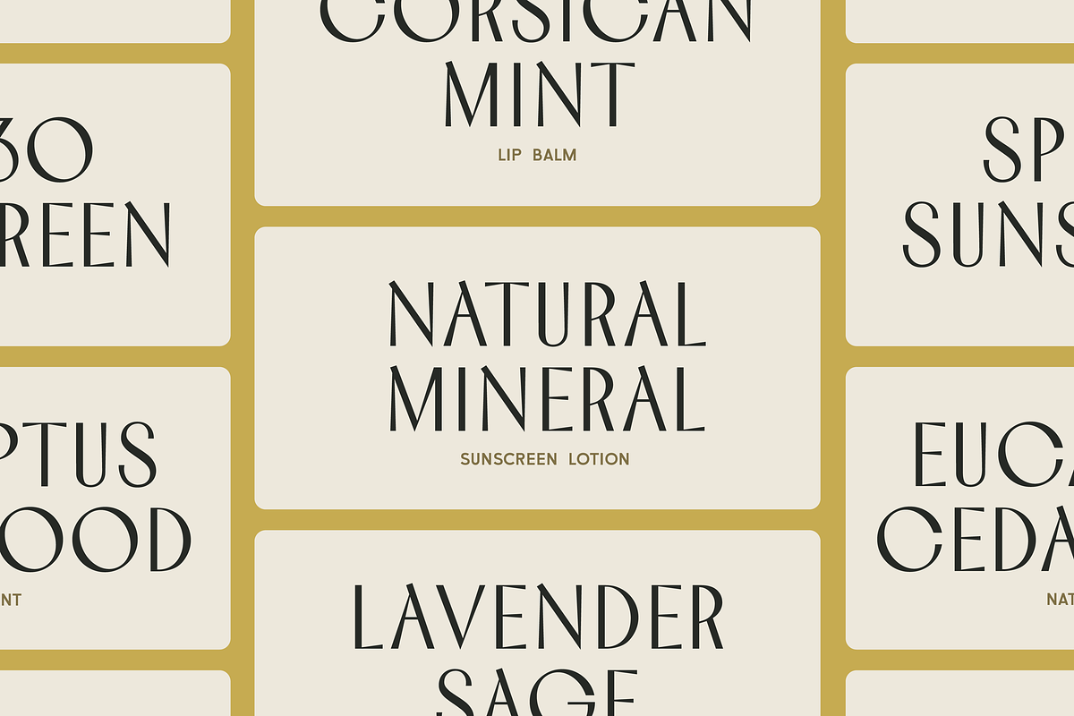 Corsica Display Font, a Sans Serif Font by Studio Clay (Photo 5 of 9)