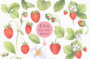 Sweet Watercolor Strawberry, a Decorative Illustration by Irina Diasli (Thumbnail 4 of 7)