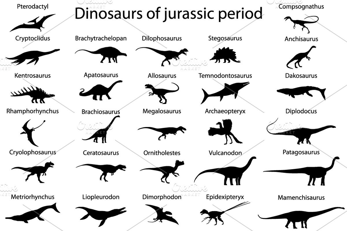 Dinosaurs of jurassic period, an Animal Illustration by Viktoria.1703 (Photo 1 of 3)