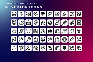 Unicorn icons, an Outline Icon by Wencory
