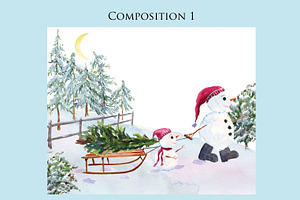 Frosty Fun Kit: Winter Clip Art