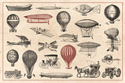 100 Vintage Vehicles (Vector), a Transportation Illustration by Brigantine Designs (Thumbnail 5 of 7)