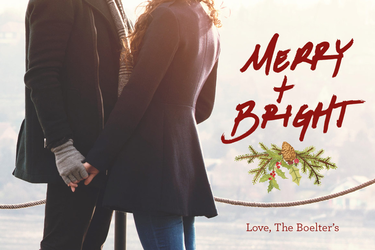 Hand Lettered Christmas Overlays 2, an Illustration by Boelter Design Co (Photo 3 of 6)