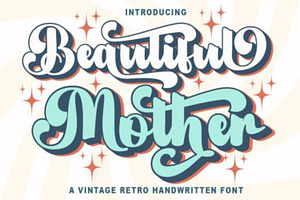 Austin Vintage Font With Extrude