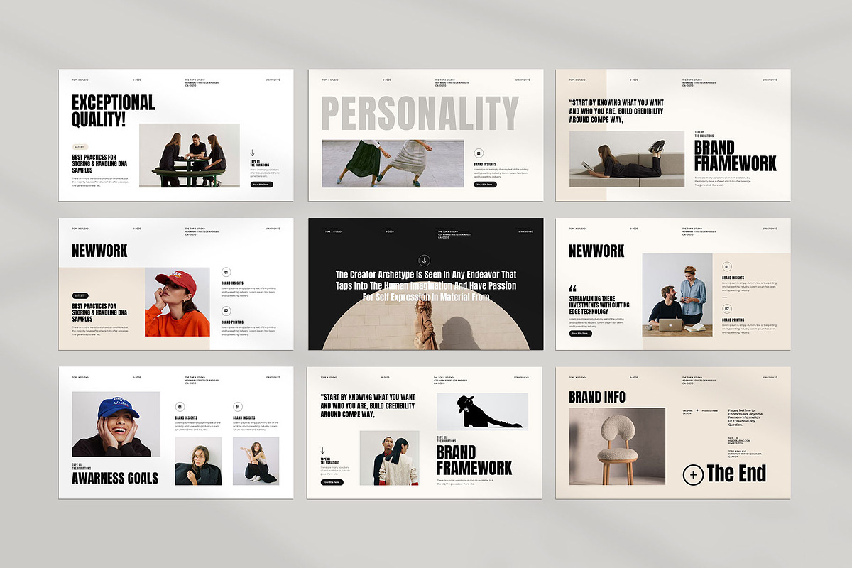 Brand Strategy Presentation, a Presentation Template by KreateTribe (Photo 4 of 8)