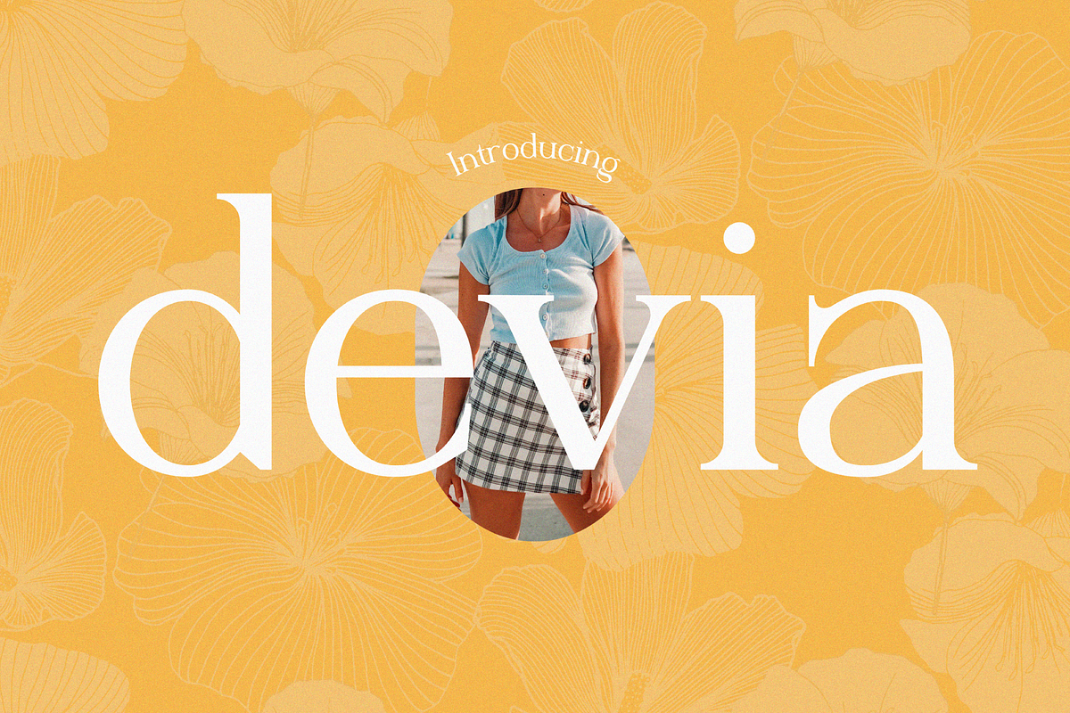 Devia, a Serif Font by Pinisi ART (Photo 1 of 10)