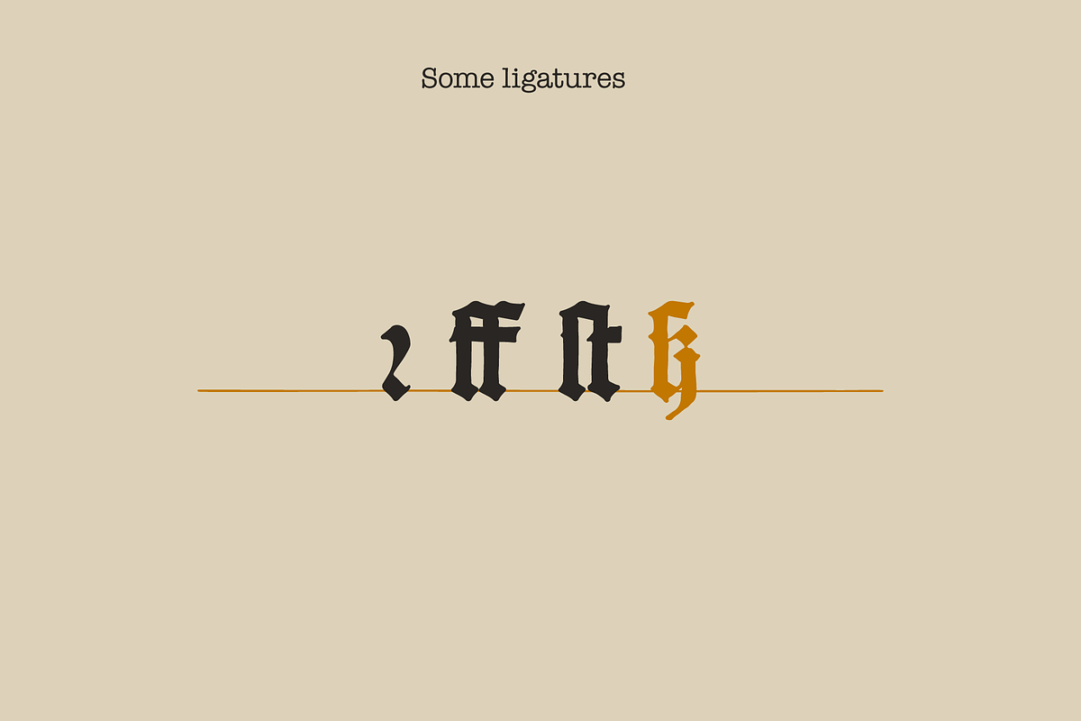 Saxon Textura blackletter, a Blackletter Font by kaer_shop (Photo 10 of 10)