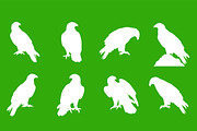 Perched Eagle Silhouette Pack, an Object Graphic by Artonix (Thumbnail 2 of 3)