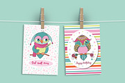 Cute owls, an Object Graphic by Maya Ivart (Thumbnail 7 of 12)