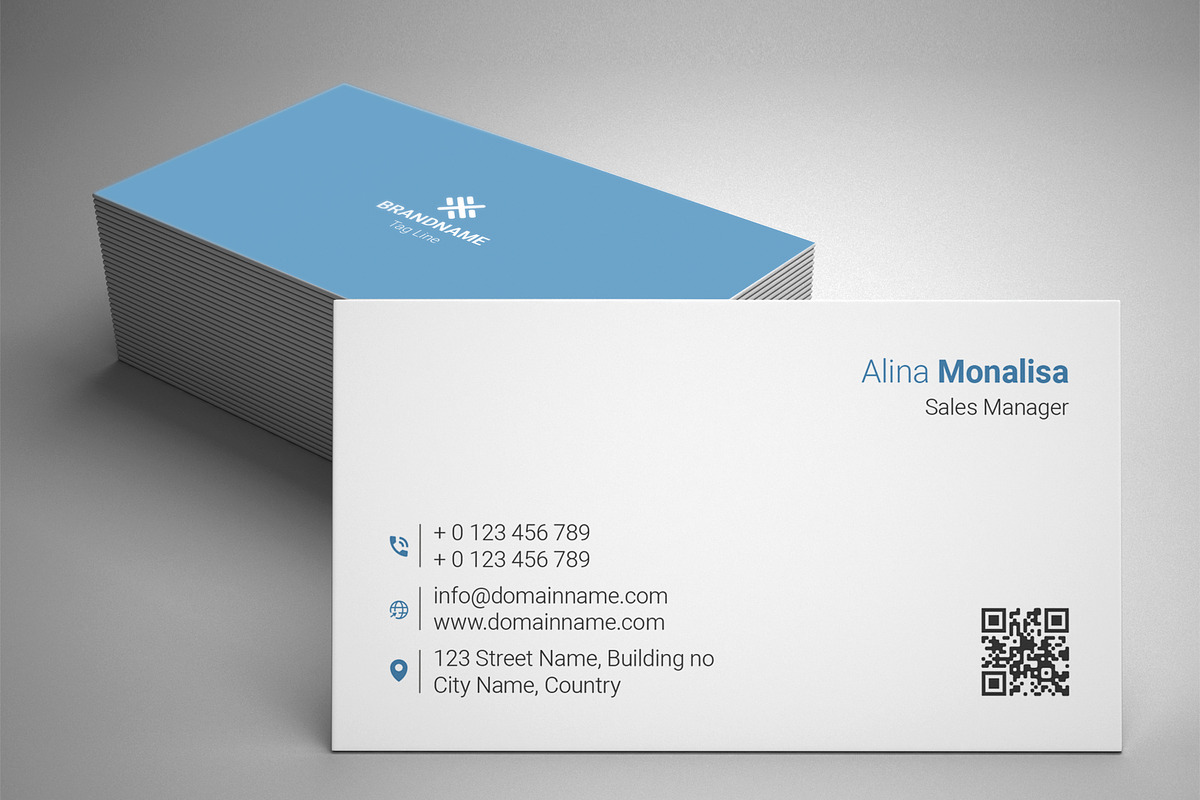 Modern Card Template, a Business Card Template by designSultan (Photo 4 of 4)