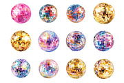 Disco Clipart, an Illustration by Design Market (Thumbnail 3 of 3)