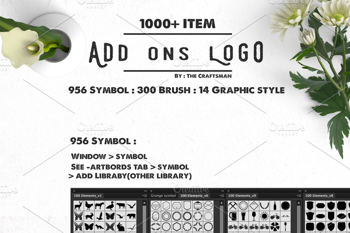 Logo Creation Kit, a Branding & Logo Template by The Craftsman (Photo 28 of 71)