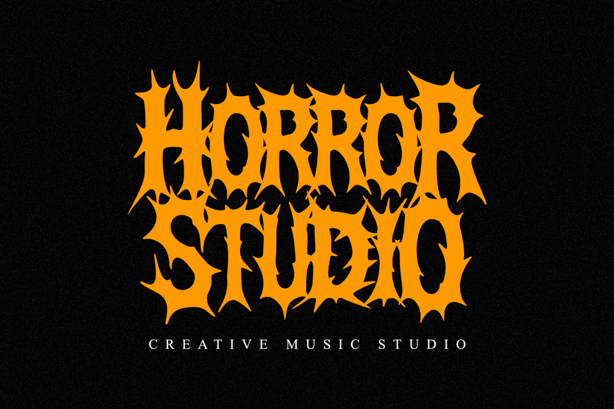 Vortex Dominion - Death Metal Font, a Blackletter Font by Masyafi Studio (Photo 4 of 9)