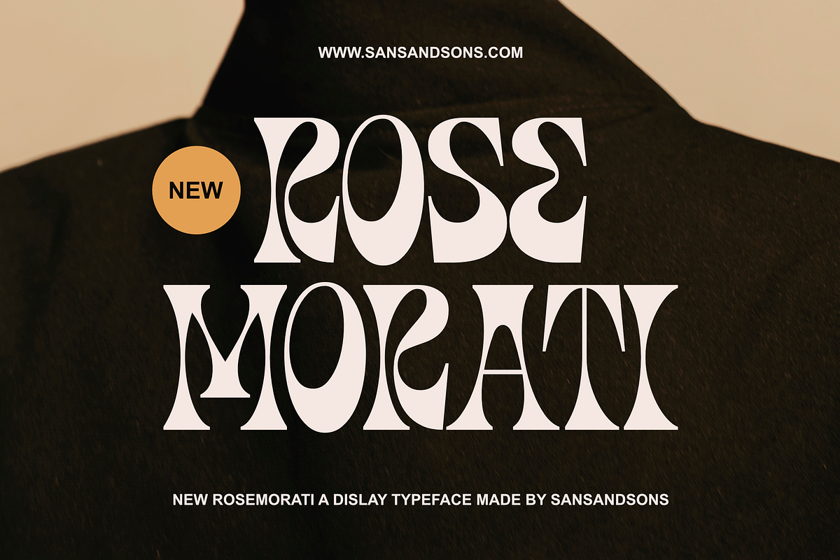 Rosemorati, a Serif Font by Sans & Sons (Photo 1 of 11)