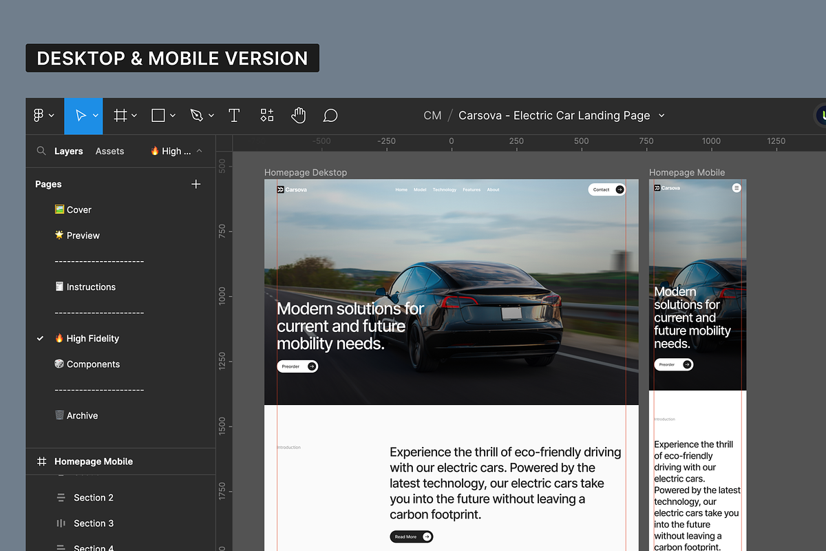 Carsova - Electric Car Landing Page, a Landing Page Template by SundayWorkTeam (Photo 2 of 4)
