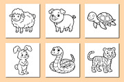 Animal Farm coloring pages, an Education Illustration by Art Zooted (Thumbnail 4 of 7)