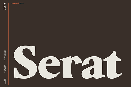 Serat | Flared Serif Family, a Serif Font by Wahyu & Sani Co.
