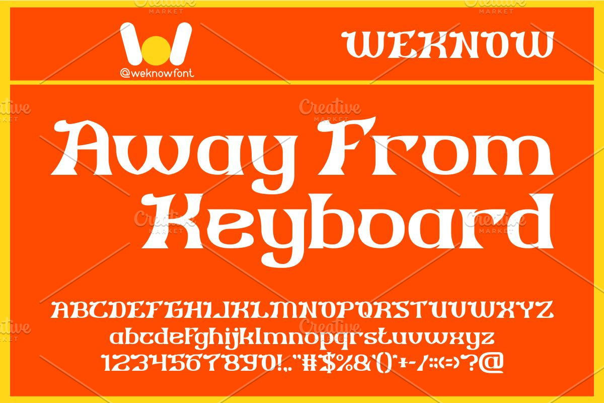 Wake Up Call font, a Font by weknow (Photo 4 of 8)