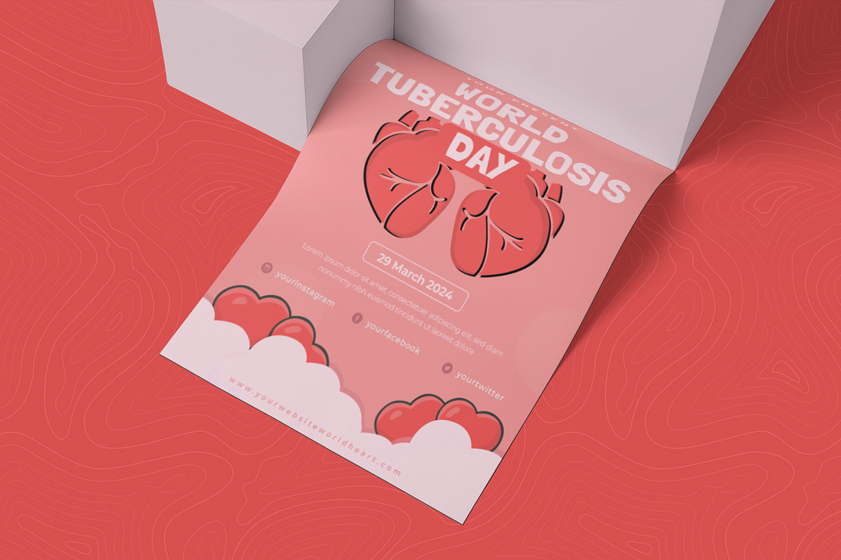 World Tuberculosis Day Flyer, a Flyer Template by Esensifiksi.studio (Photo 2 of 2)