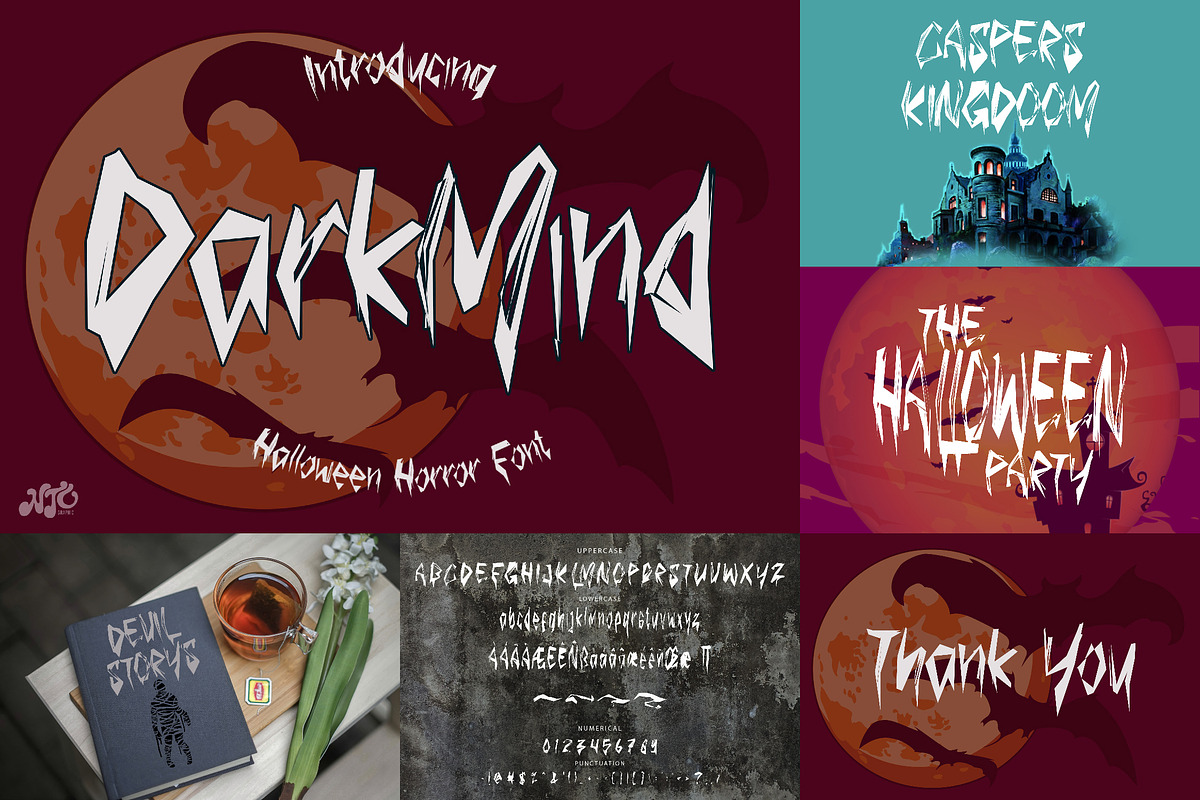 Halloween Font Bundle SALE!!, a Font by NTC Graphic (Photo 12 of 17)