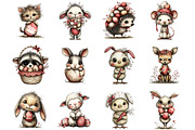 Whimsical Easter Clipart, an Illustration by Designking (Thumbnail 3 of 5)