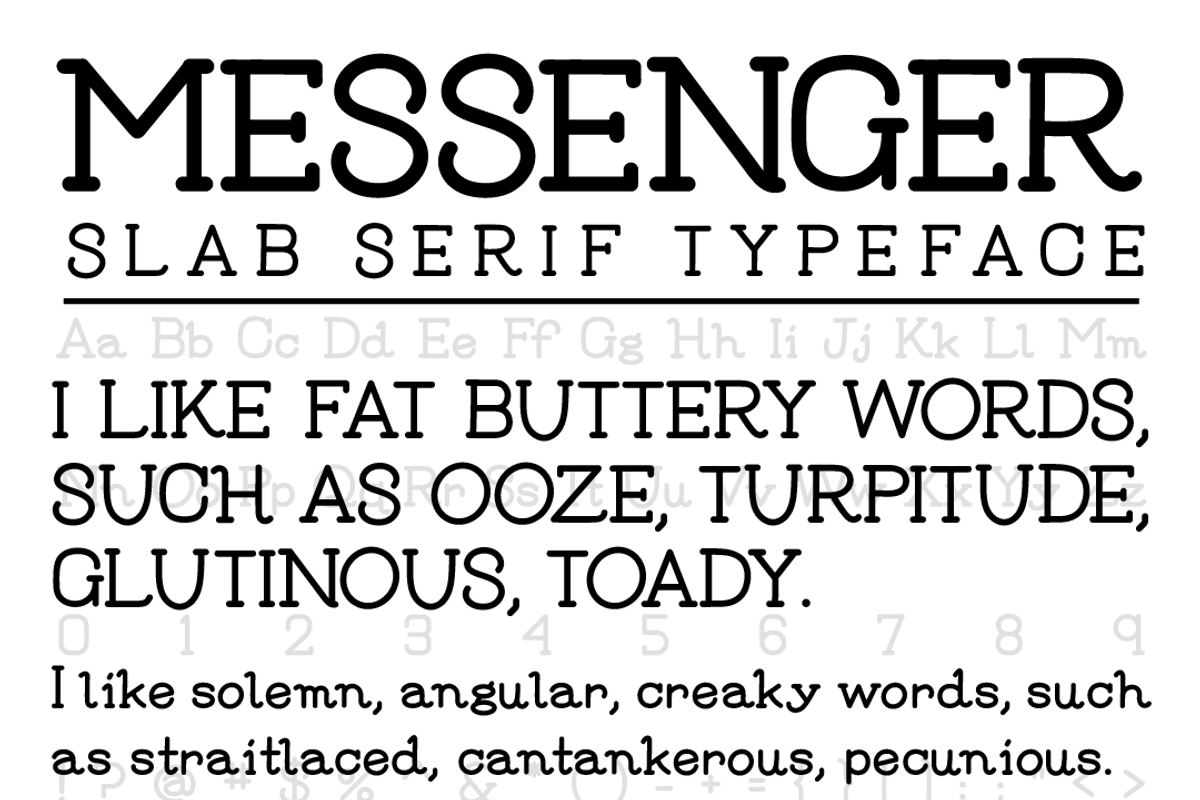 TSS Messenger, a Slab Serif Font by bciii design (Photo 3 of 3)
