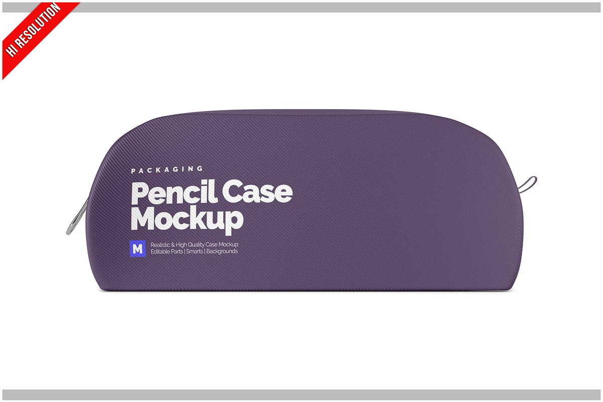 Soft Cosmetic Pouch Mockup, a Pens & Pencil Mockup by Bruno's Shop (Photo 1 of 3)