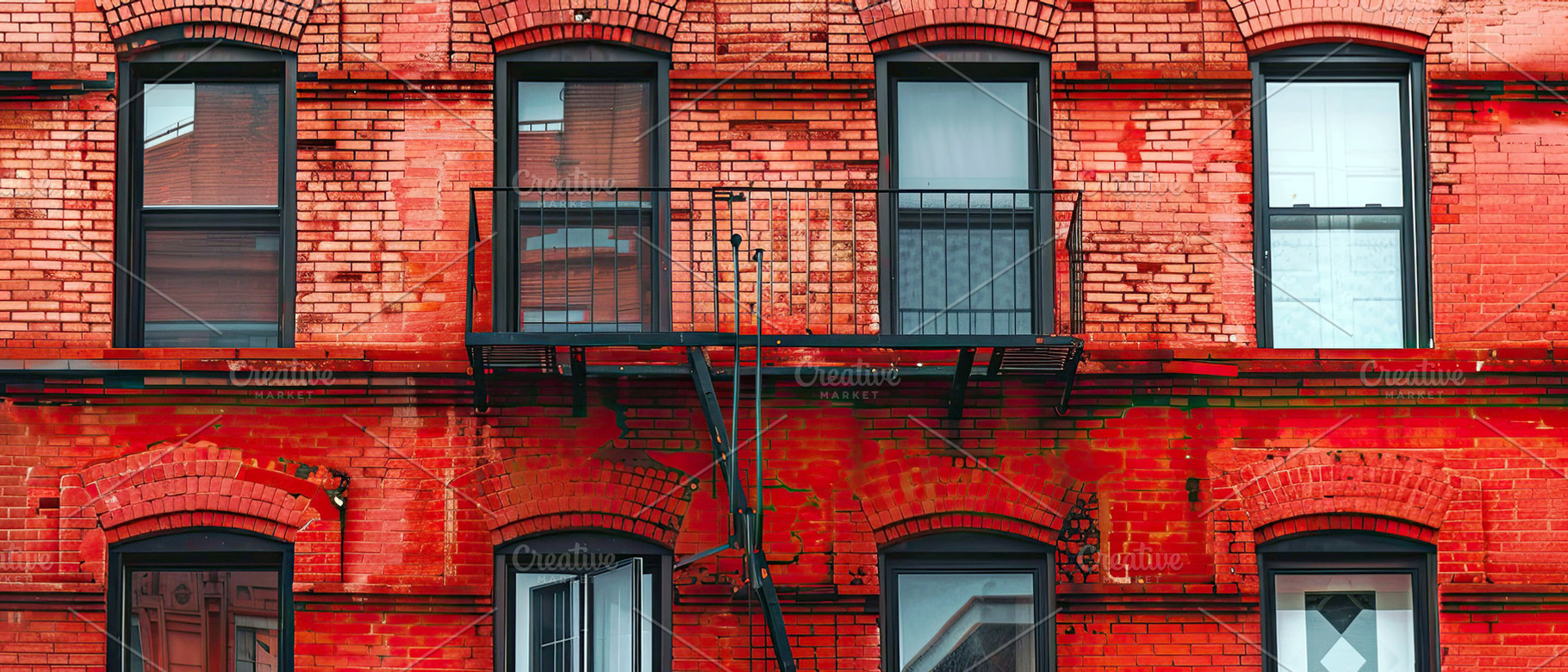 The background of the house, brick r, a Photo by LOGOCREATIVE
