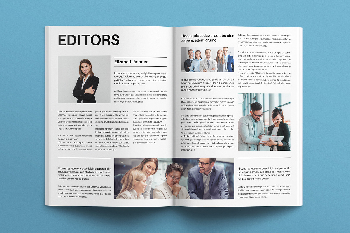 Newsletter Template, a Brochure Template by E-Type (Photo 2 of 7)